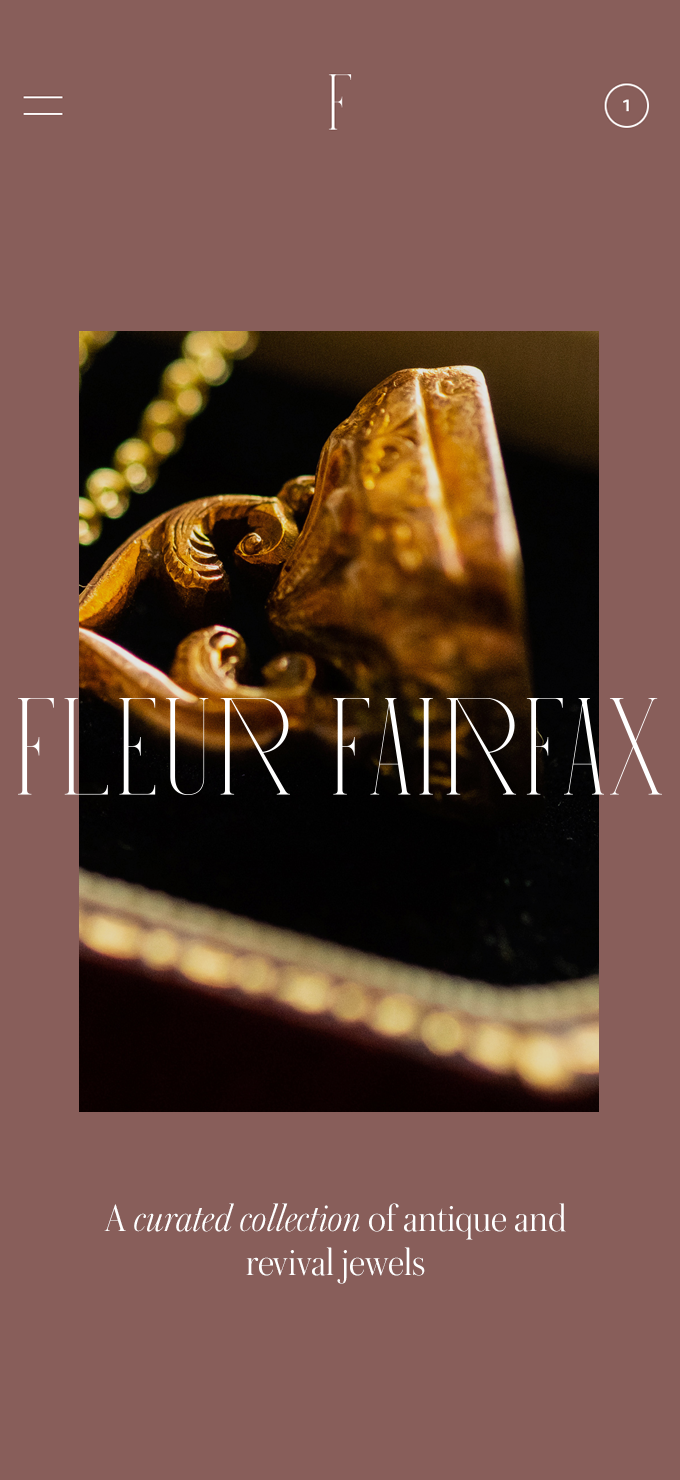 Fleur Fairfax Shopify store design and development