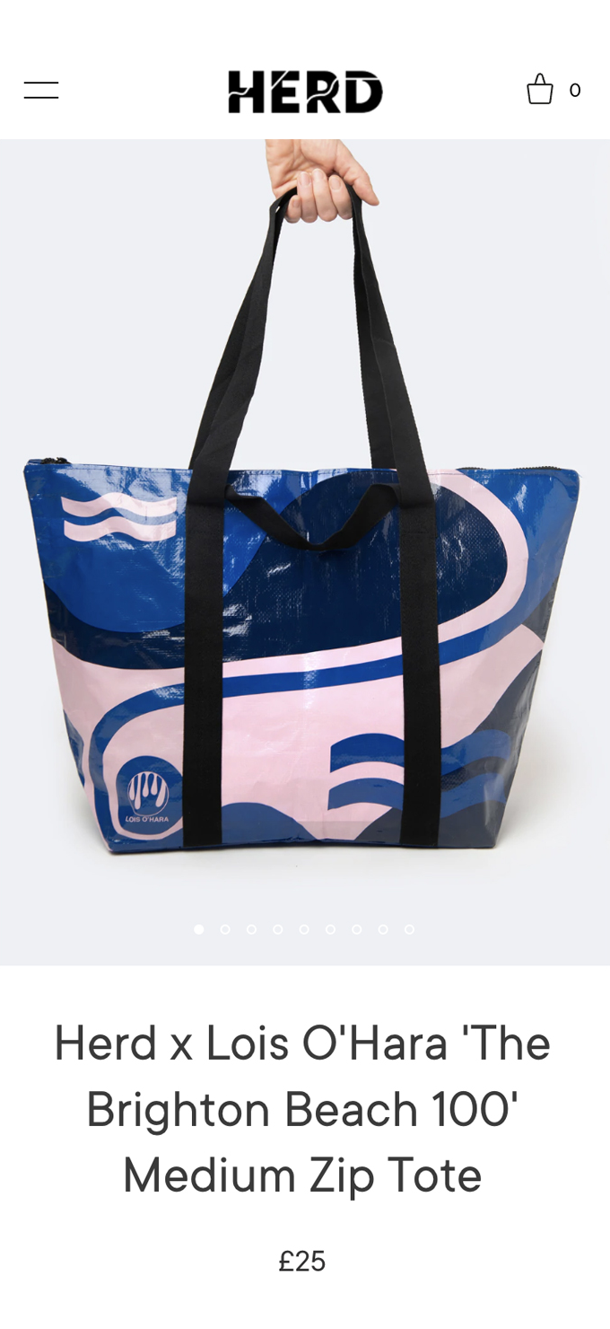 Herd bags Shopify store designer